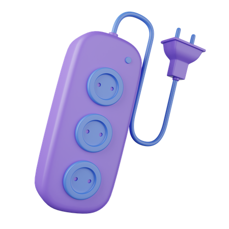 Power Strip  3D Illustration