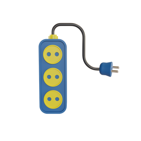 Power Strip  3D Illustration