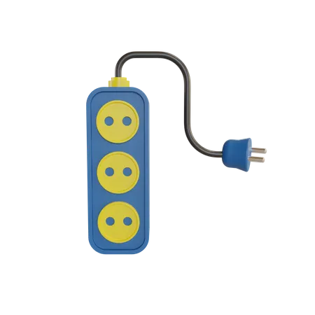 Power Strip  3D Illustration