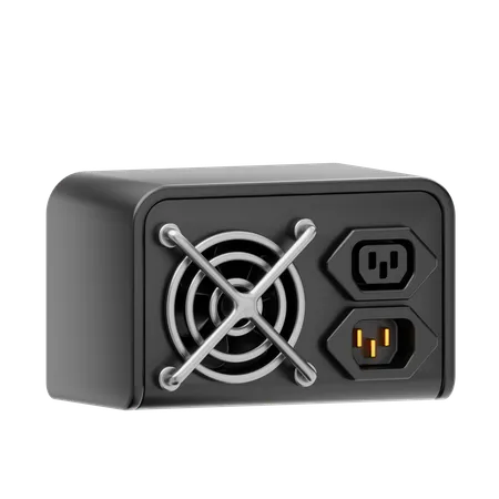 Power Supply  3D Icon
