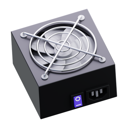 Power Supply  3D Icon