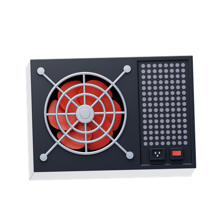Power Supply  3D Icon