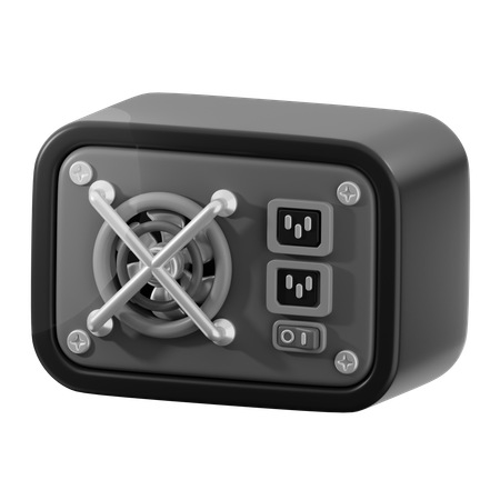 Power supply  3D Icon
