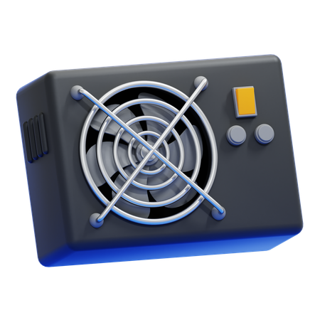 Power Supply  3D Icon