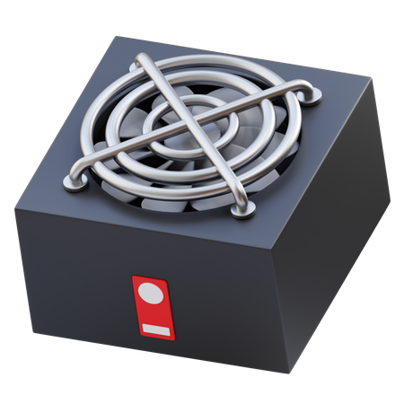 Power Supply  3D Icon