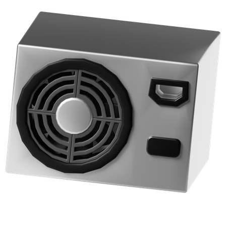 Power Supply  3D Icon