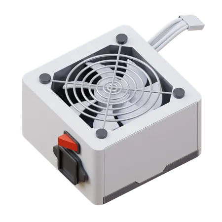 Power Supply  3D Icon