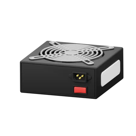 Power Supply  3D Icon