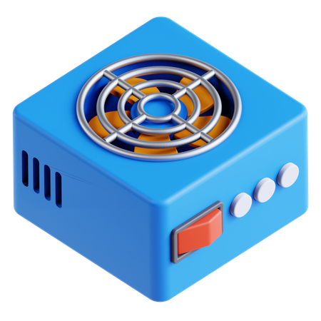 Power Supply  3D Icon