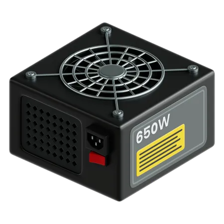 Power Supply  3D Icon