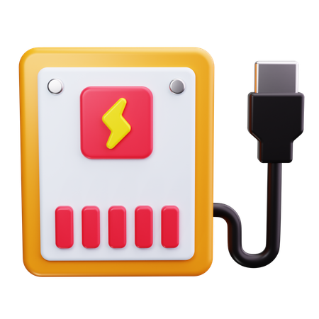 Power Supply  3D Icon