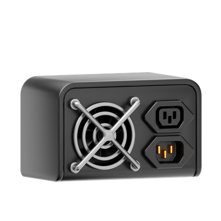 Power Supply  3D Icon