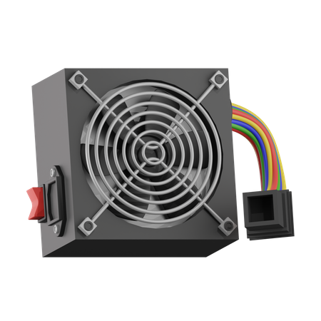 Power Supply  3D Icon