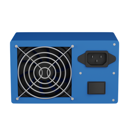 Power supply  3D Icon