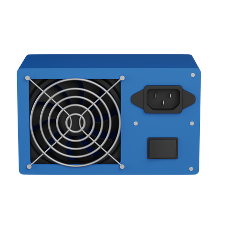 Power supply  3D Icon