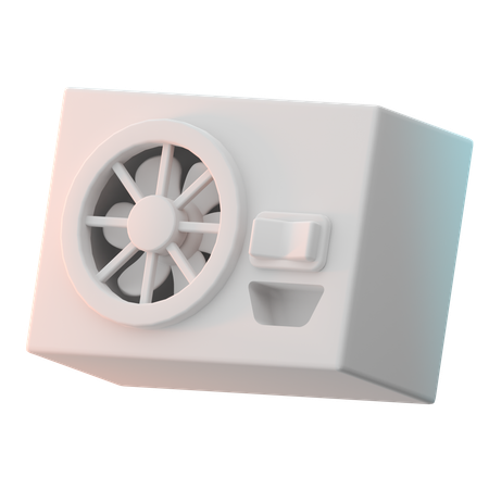 Power Supply Unit  3D Icon