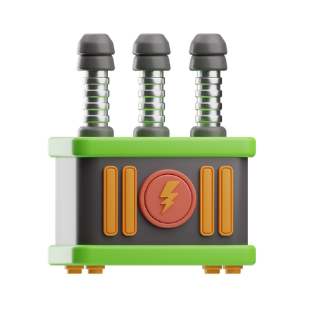 Power Transformer  3D Icon