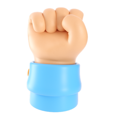 Power Up Hand Gesture  3D Icon