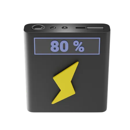 Powerbank 3 D Icon And Illustration 3D Icon