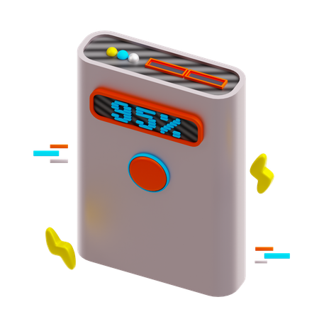 パワー・バンク  3D Icon