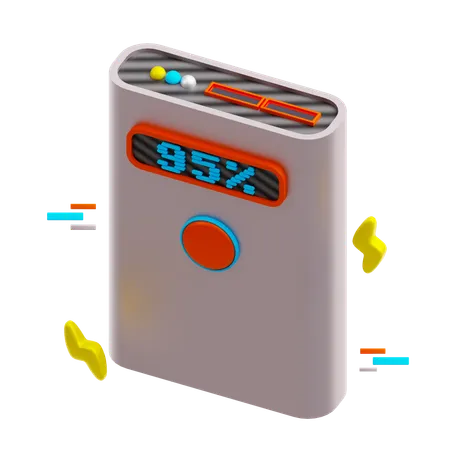 パワー・バンク  3D Icon