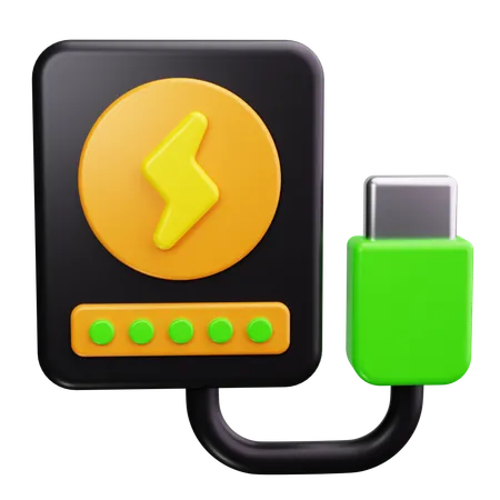 Powerbank  3D Icon