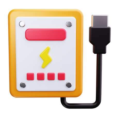 Powerbank  3D Icon