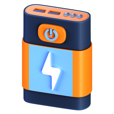 Banco de energía  3D Icon