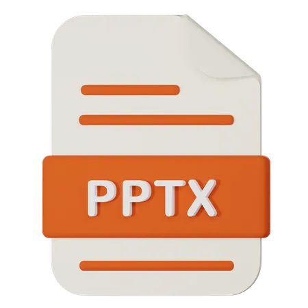 Powerpoint File  3D Icon