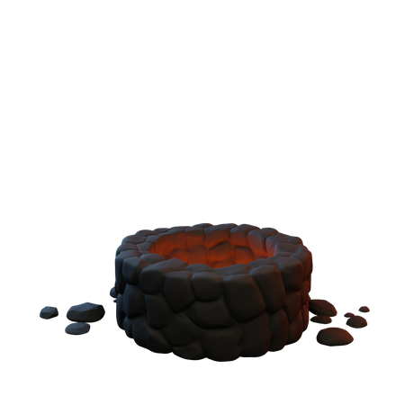 Pozo abandonado  3D Icon