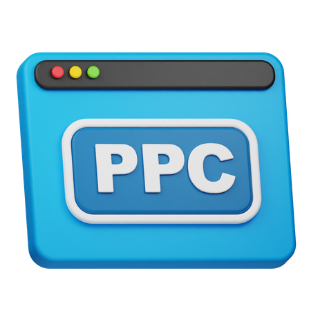 Site Web PPC  3D Icon