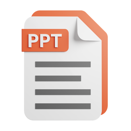 Ppt  3D Icon