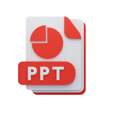 Arquivo Ppt  3D Icon