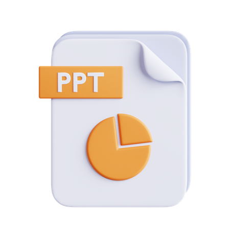 Ppt-Datei  3D Icon