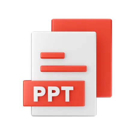 Ppt-Datei  3D Illustration