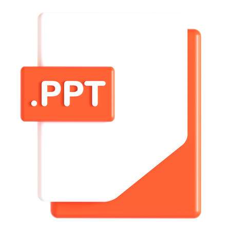 Extensão ppt  3D Icon