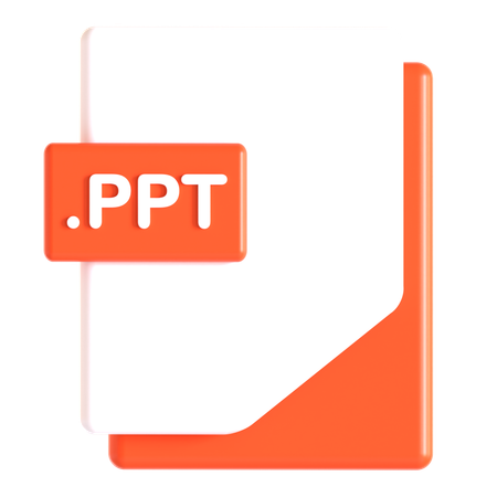 Ppt Extension  3D Icon