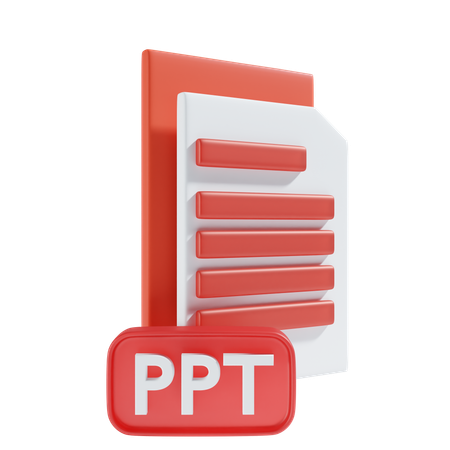 PPT file  3D Icon