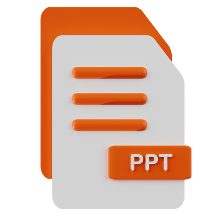 Ppt File  3D Icon
