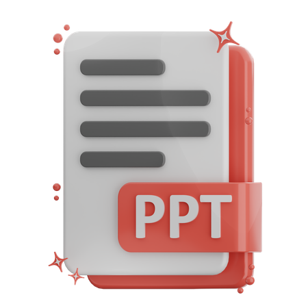 PPT 파일  3D Icon