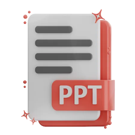 PPT 파일  3D Icon