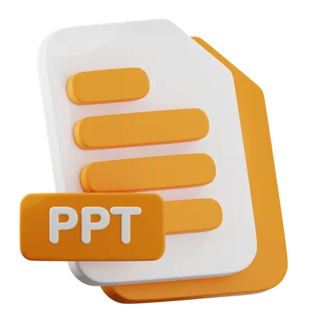 PPT 파일  3D Icon