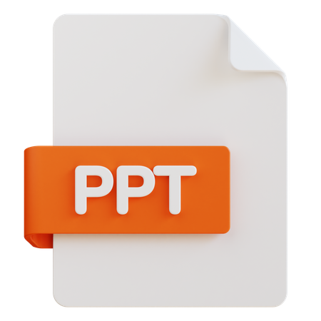 Ppt File  3D Icon