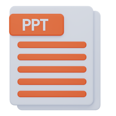 Ppt File  3D Icon