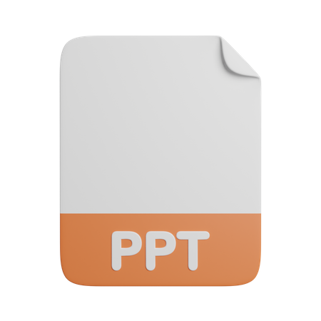 Ppt File  3D Icon