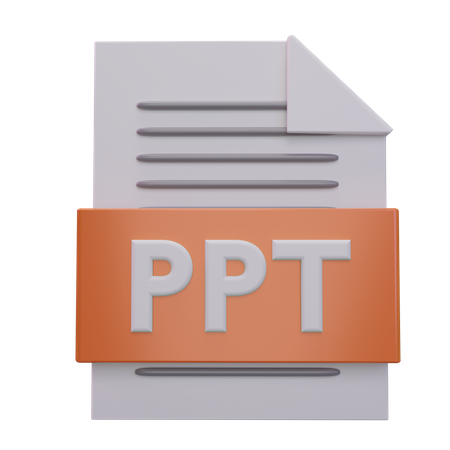 Ppt File  3D Icon