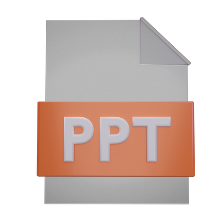 Ppt File  3D Icon