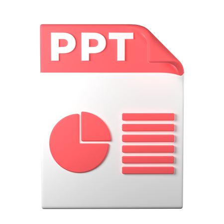 PPT File  3D Icon