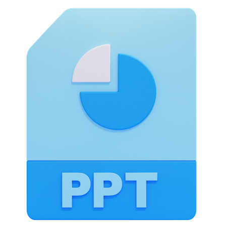 PPT File  3D Icon