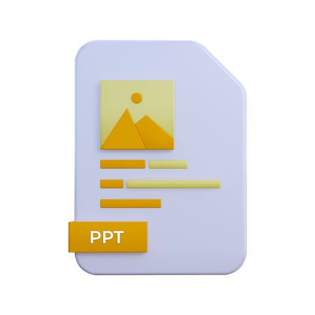 Ppt File  3D Illustration